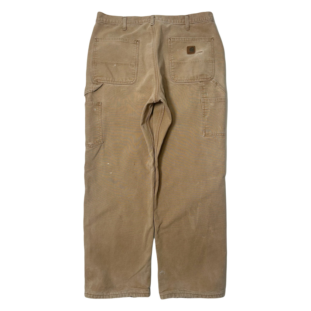 Vintage Carhartt Blanket Lined Carpenter Denim 34