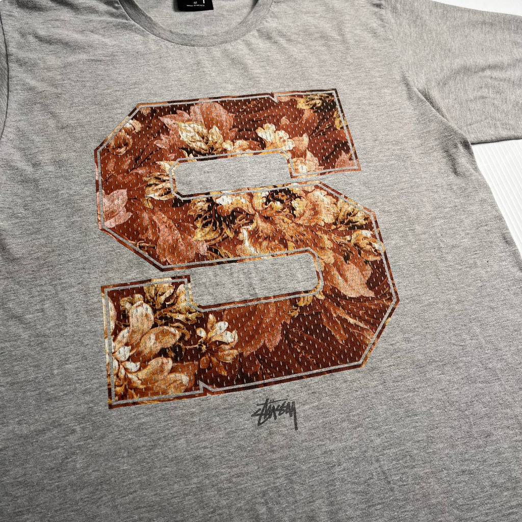 Stussy Floral Overlay 80 Graphic Tee M