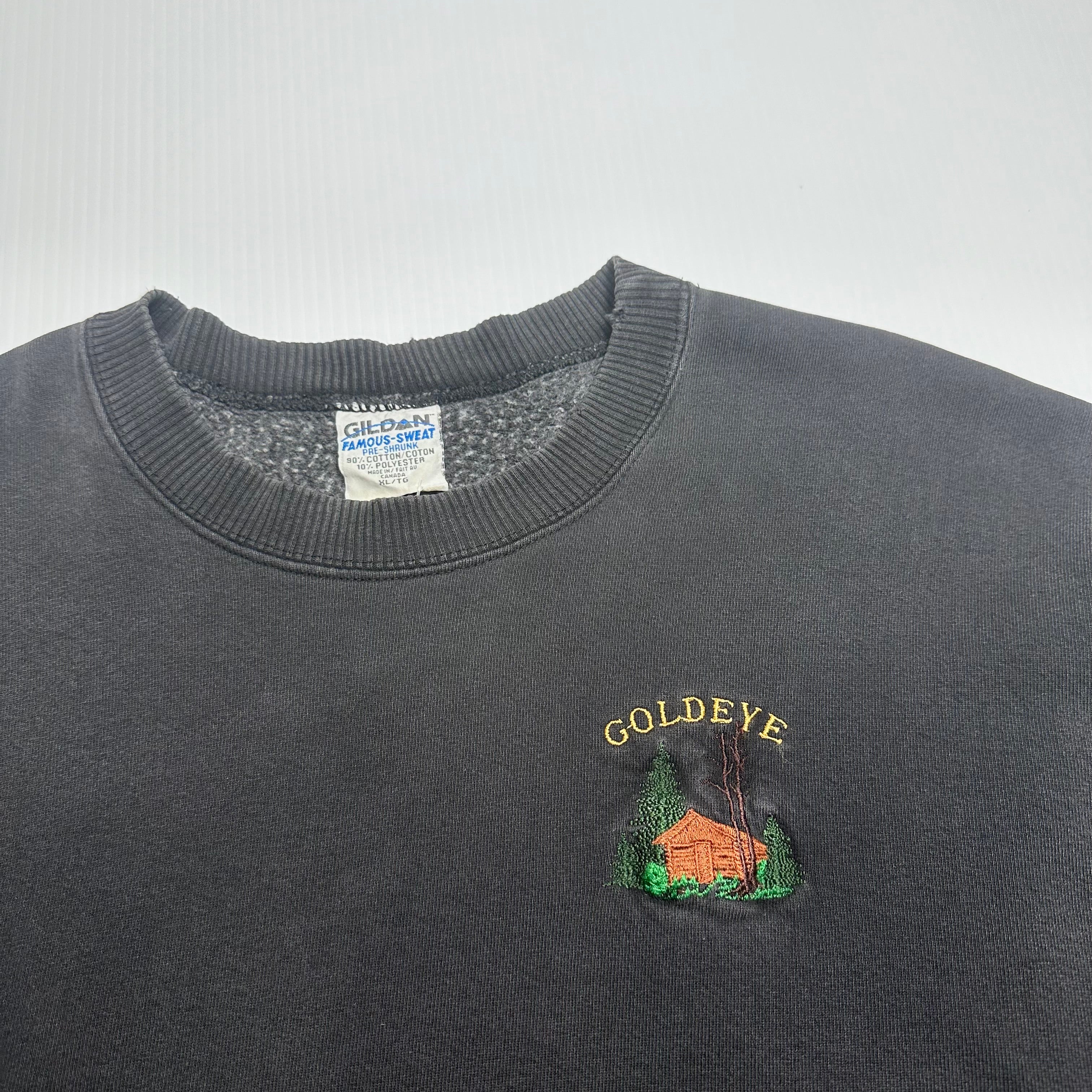 Vintage Goldeye Embroidered Crewneck XL