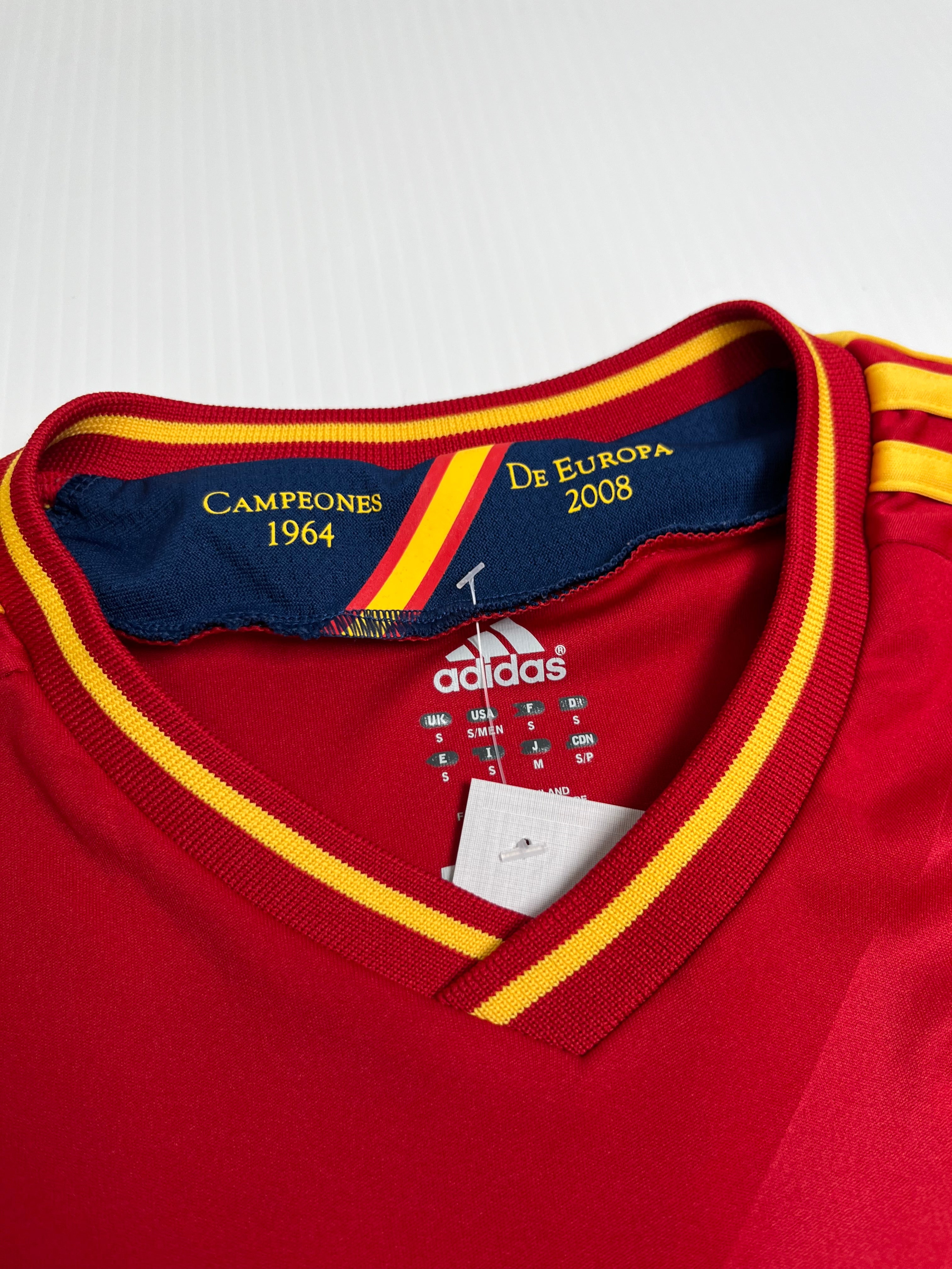2012 Adidas Spain Home Jersey S