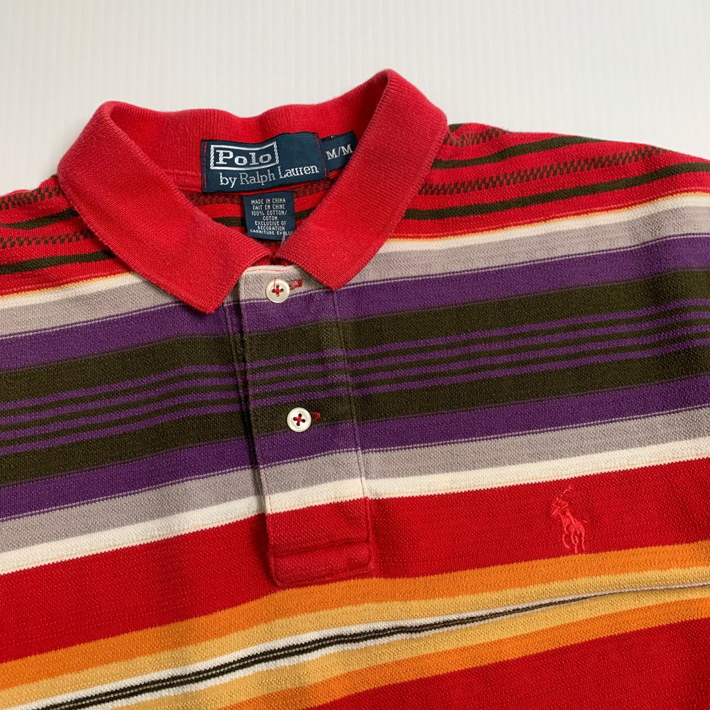 Vintage Polo Ralph Lauren Striped Polo Shirt M