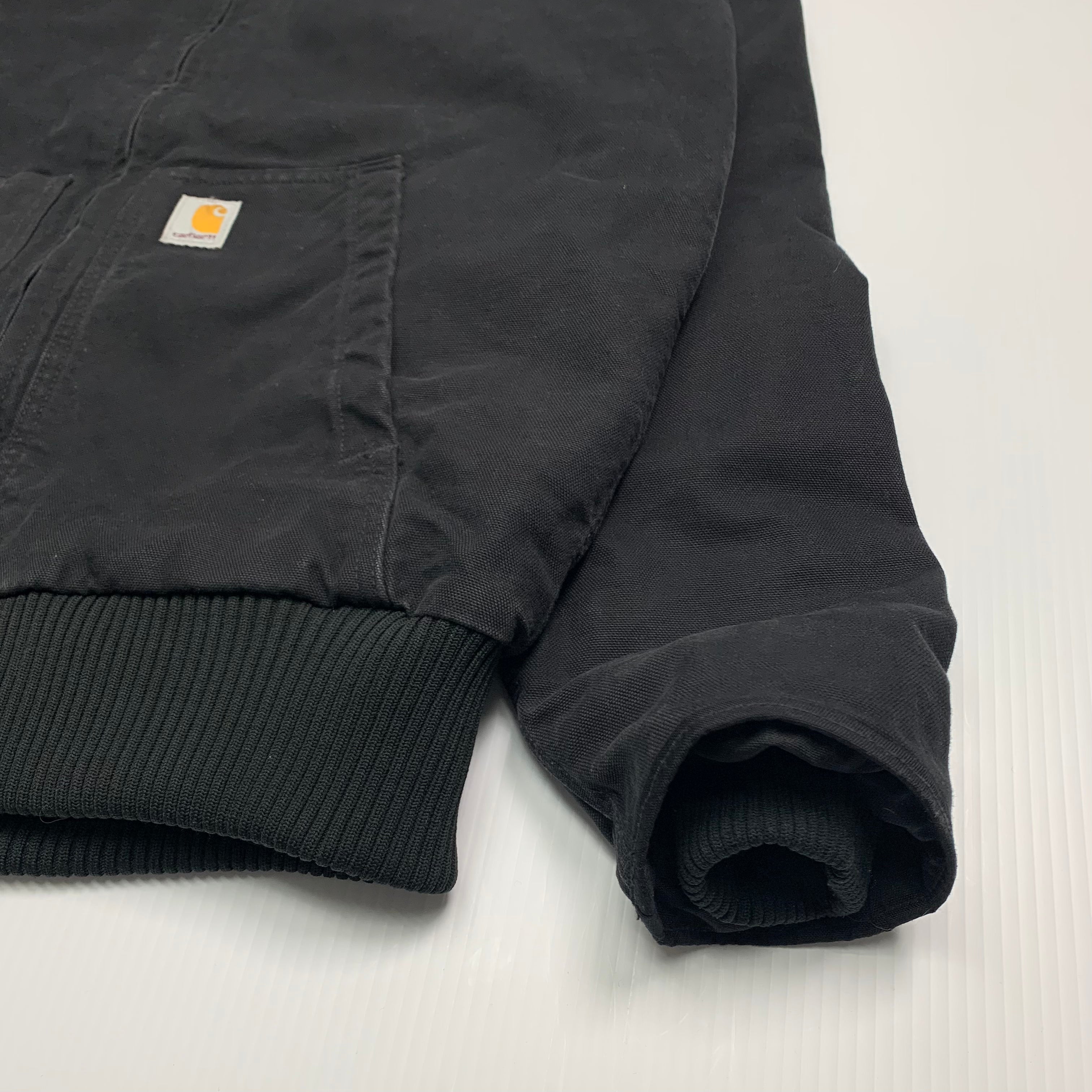 Carhartt Black Hooded Jacket L