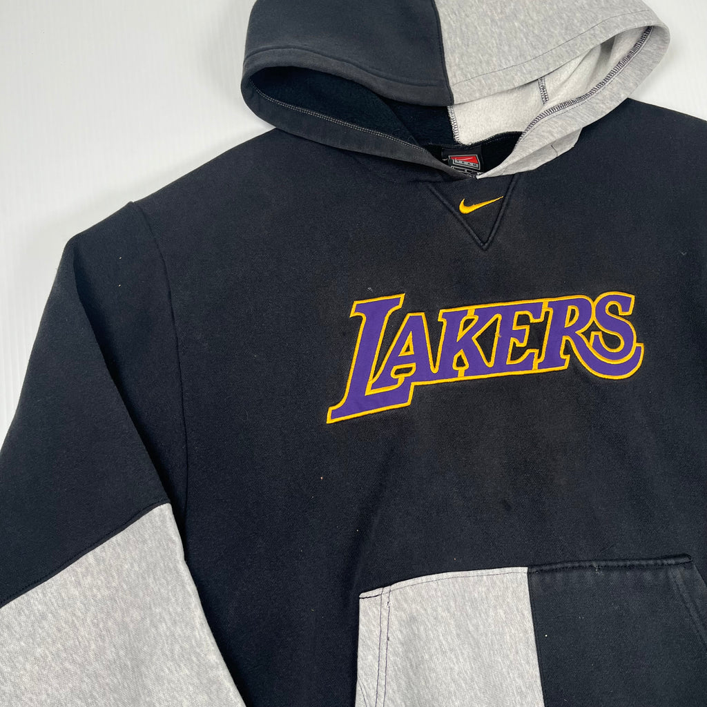 Rework Nike LA Lakers Mashup Hoodie L