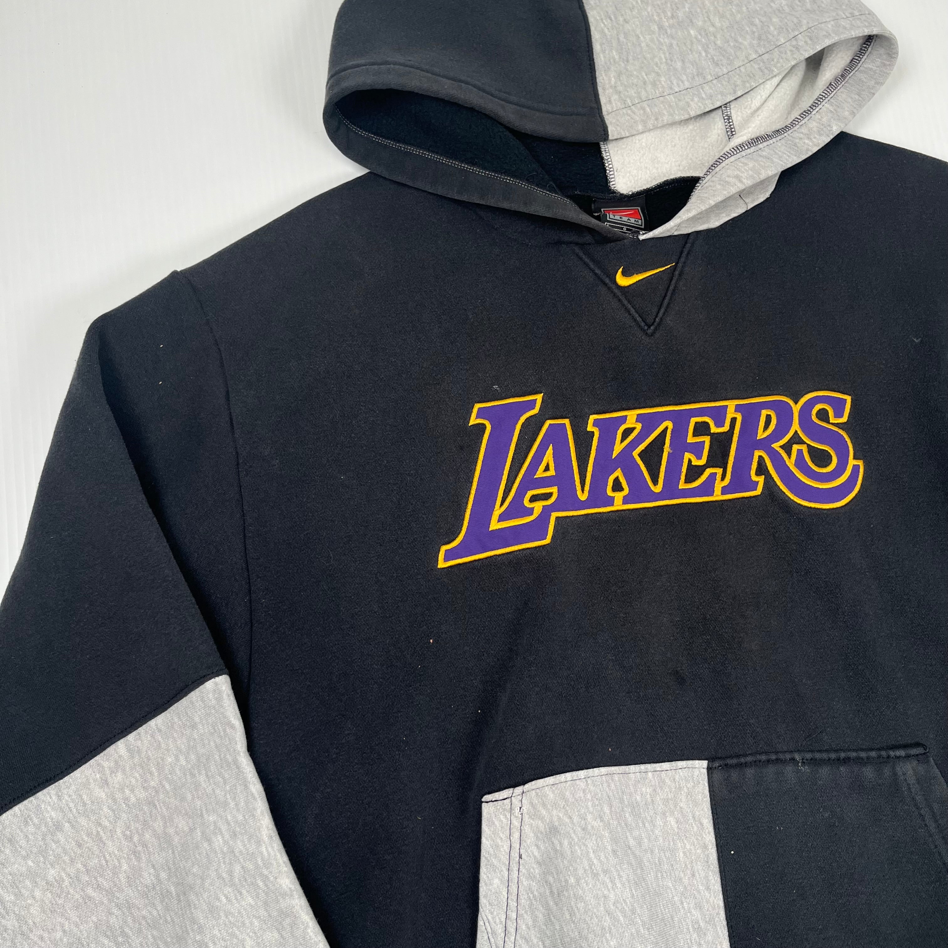 Rework Nike LA Lakers Mashup Hoodie L