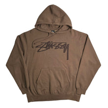 Load image into Gallery viewer, Stussy Patch Spellout Hoodie L
