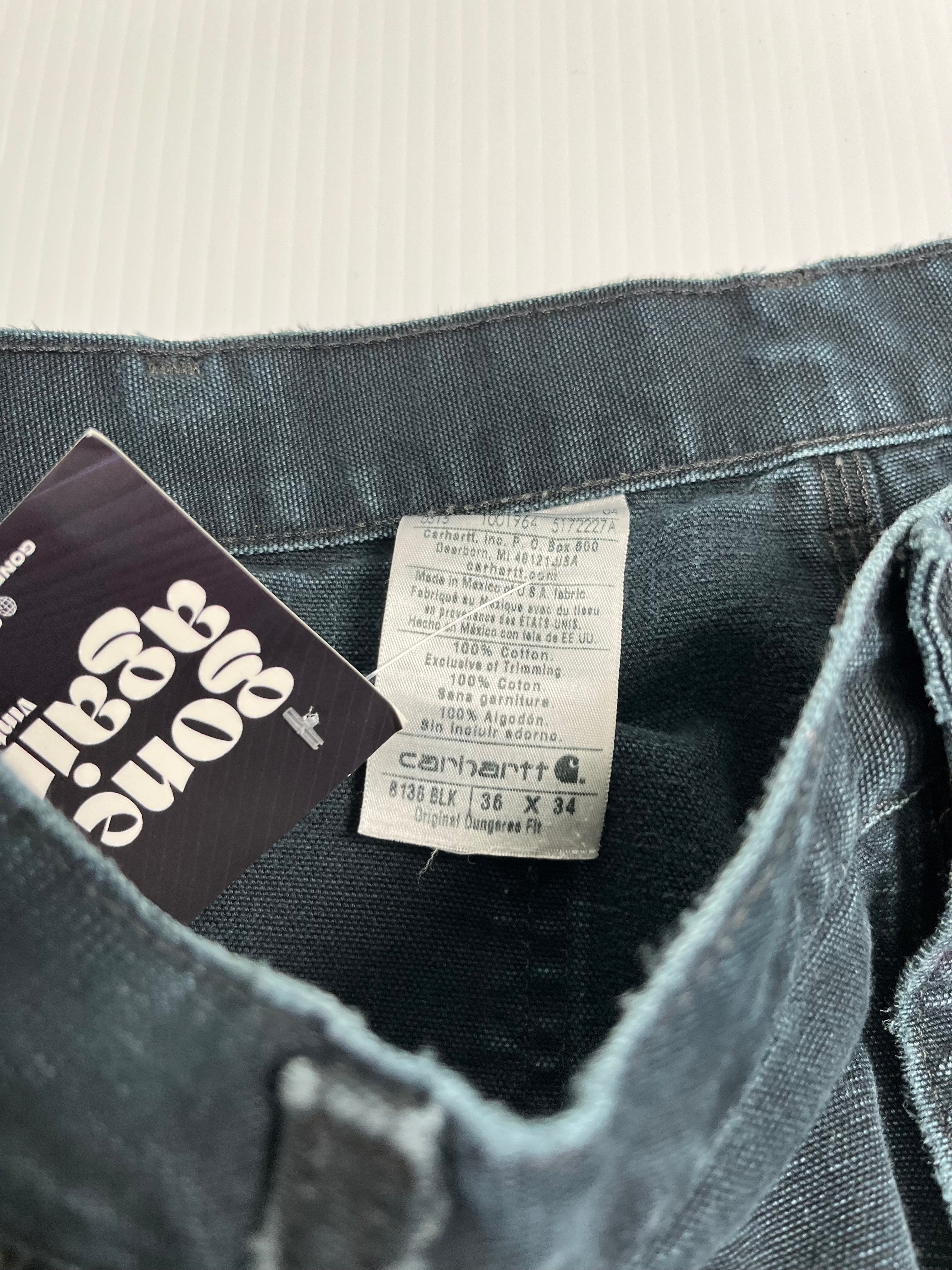 Vintage Faded Carhartt Double Knee Pants 34