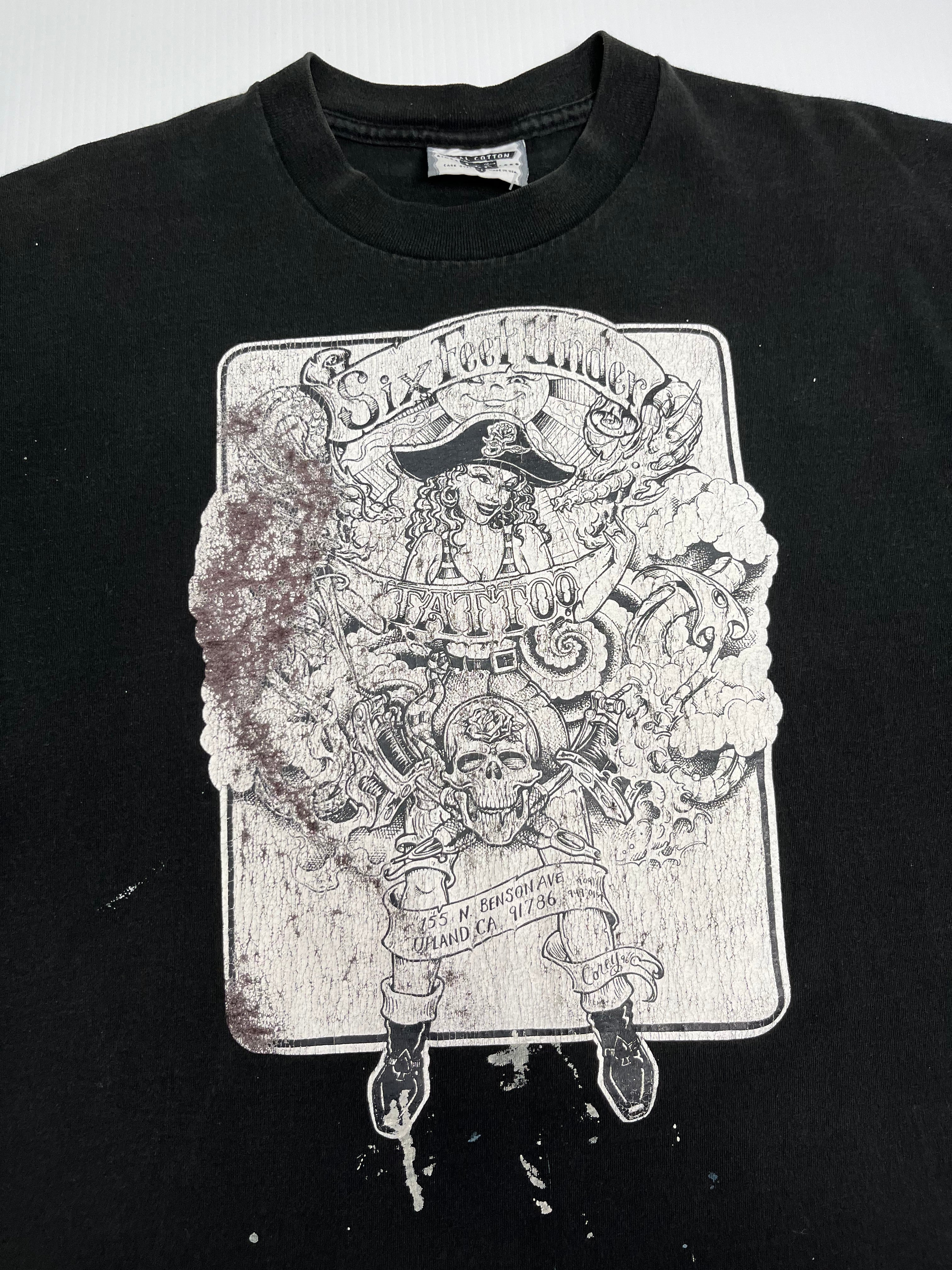 90s Six Feet Under Tattoo Tee XL