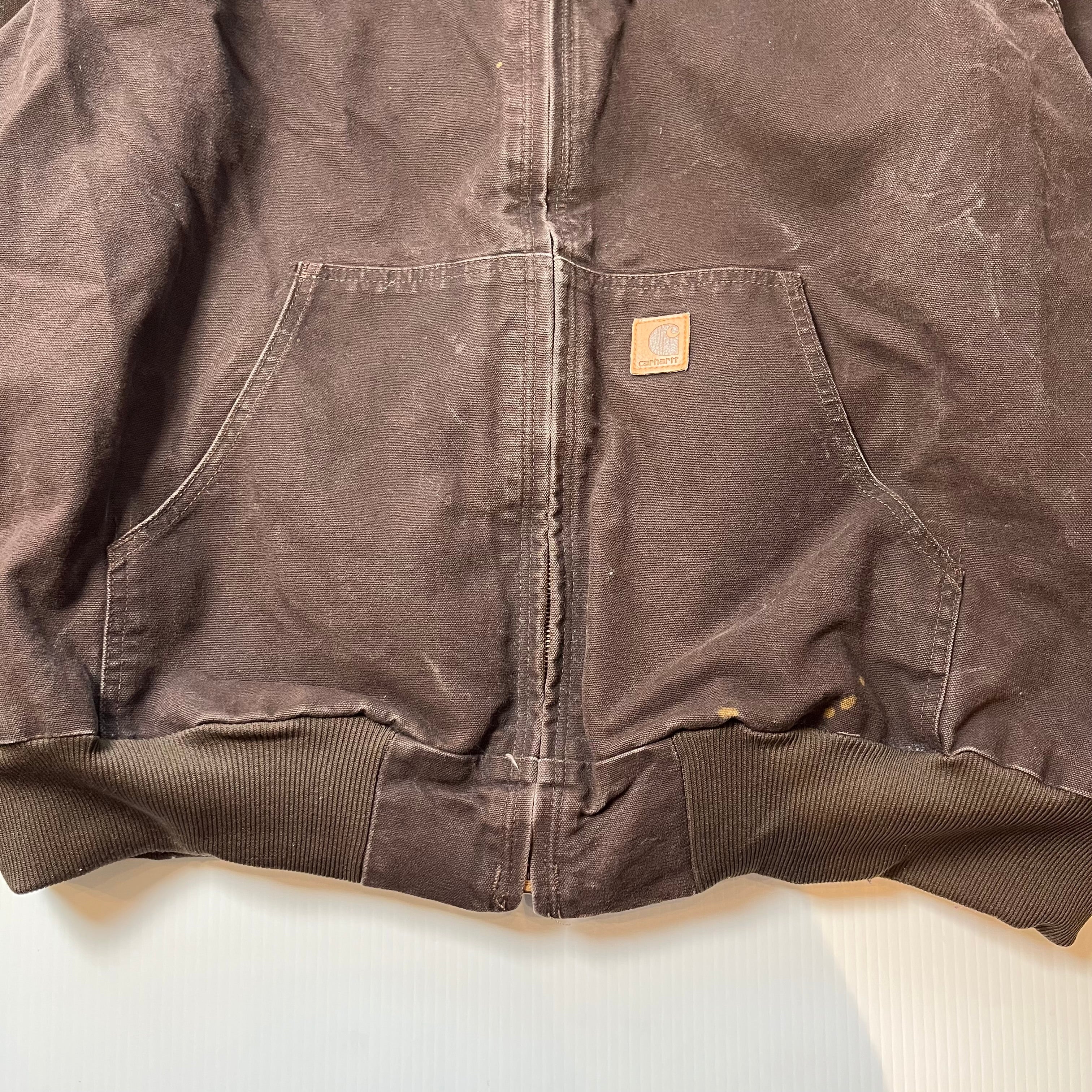 Vintage Carhartt Hooded Zip Jacket XXXL