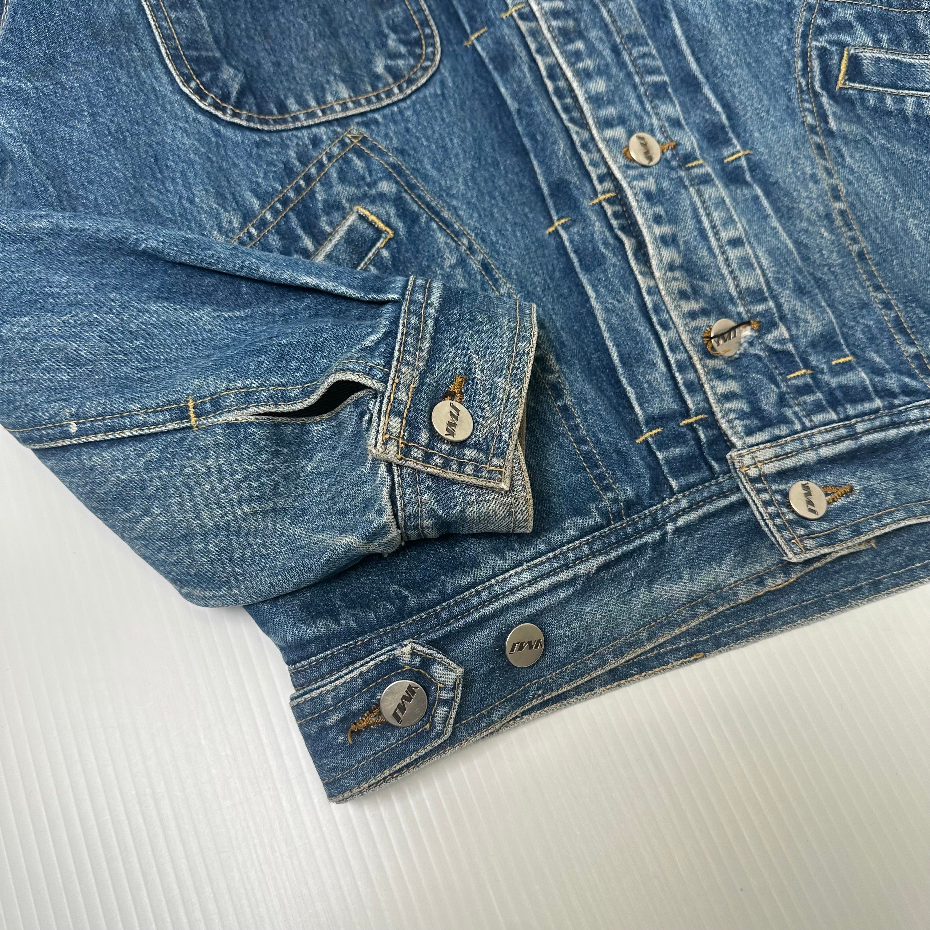 Vintage YMJ Multi Pocket Denim Jacket M
