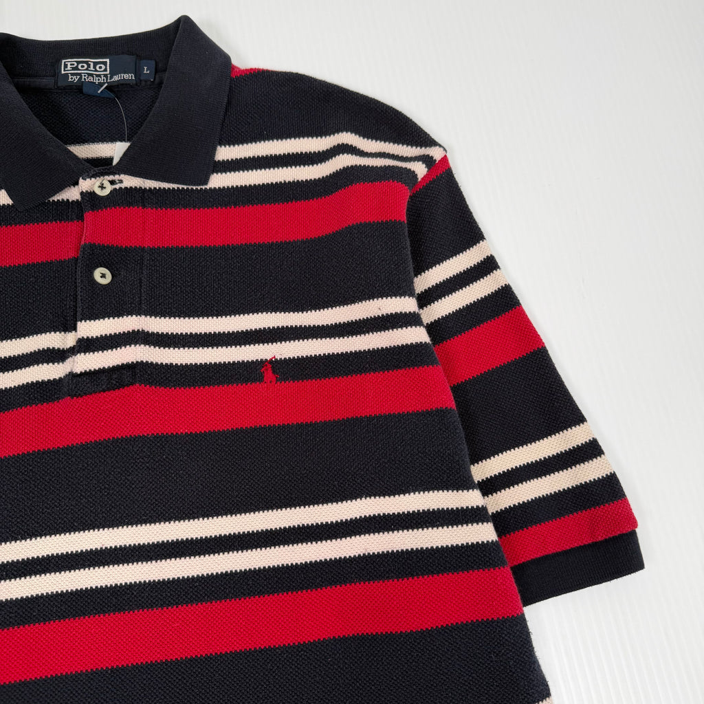 Vintage Polo Ralph Lauren Striped Polo Shirt L