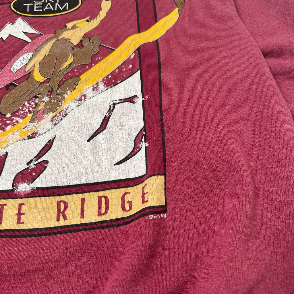 1994 Warner Bros. Coyote Ridge Uphill Ski Team Crewneck XL