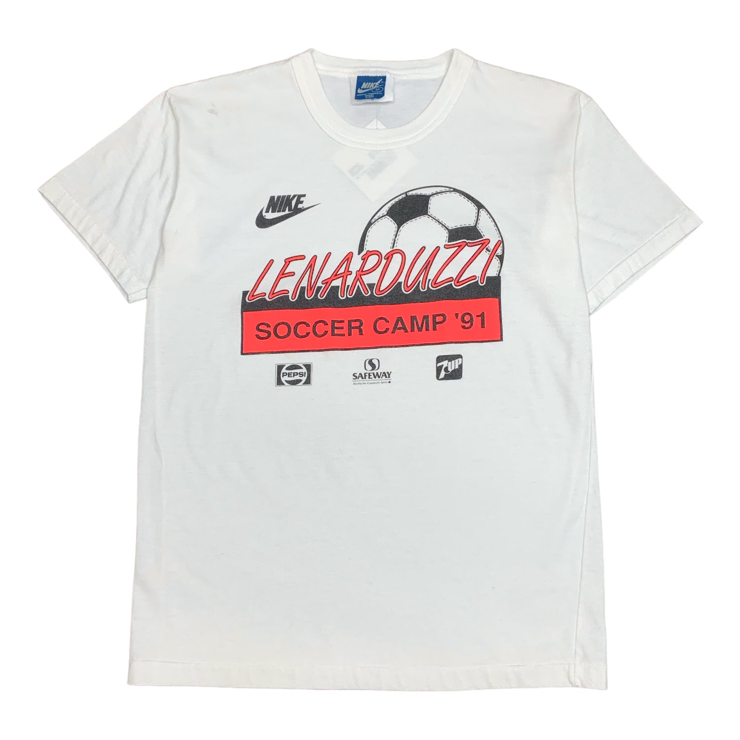 80’s Nike Lenarduzzi Soccer Camo Tee S