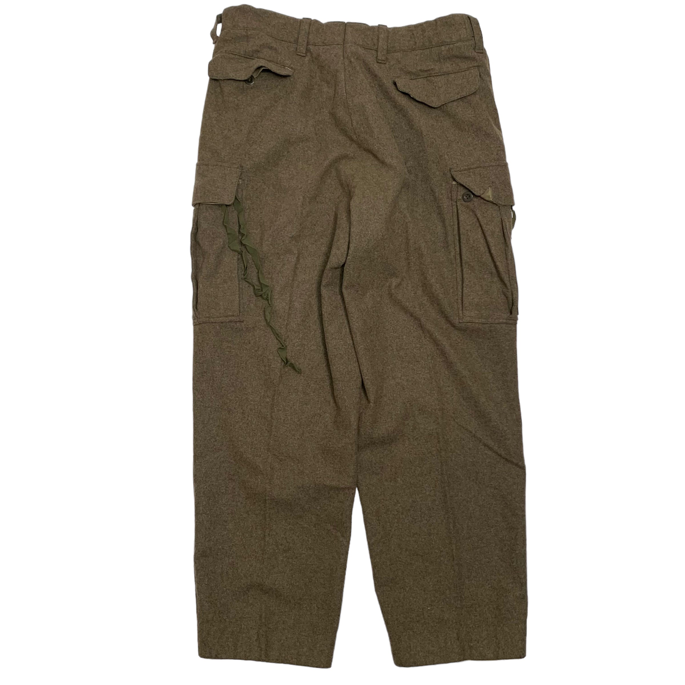 1963 Wool E. Dreyer Combat Trousers 36