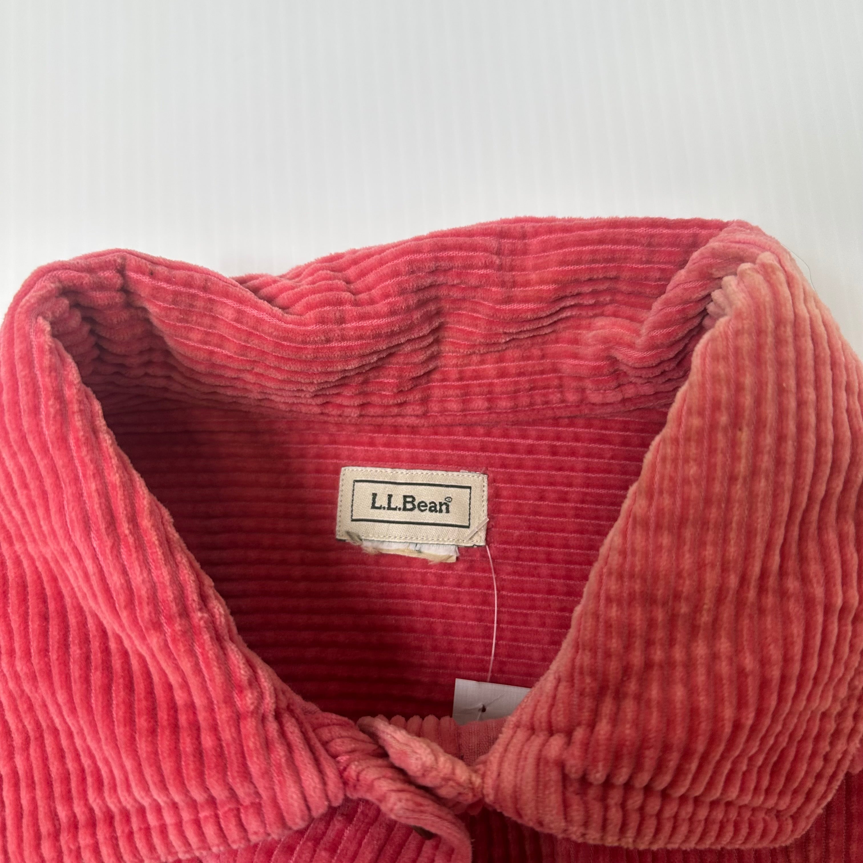 LL Bean Corduroy Button Up Shirt XL