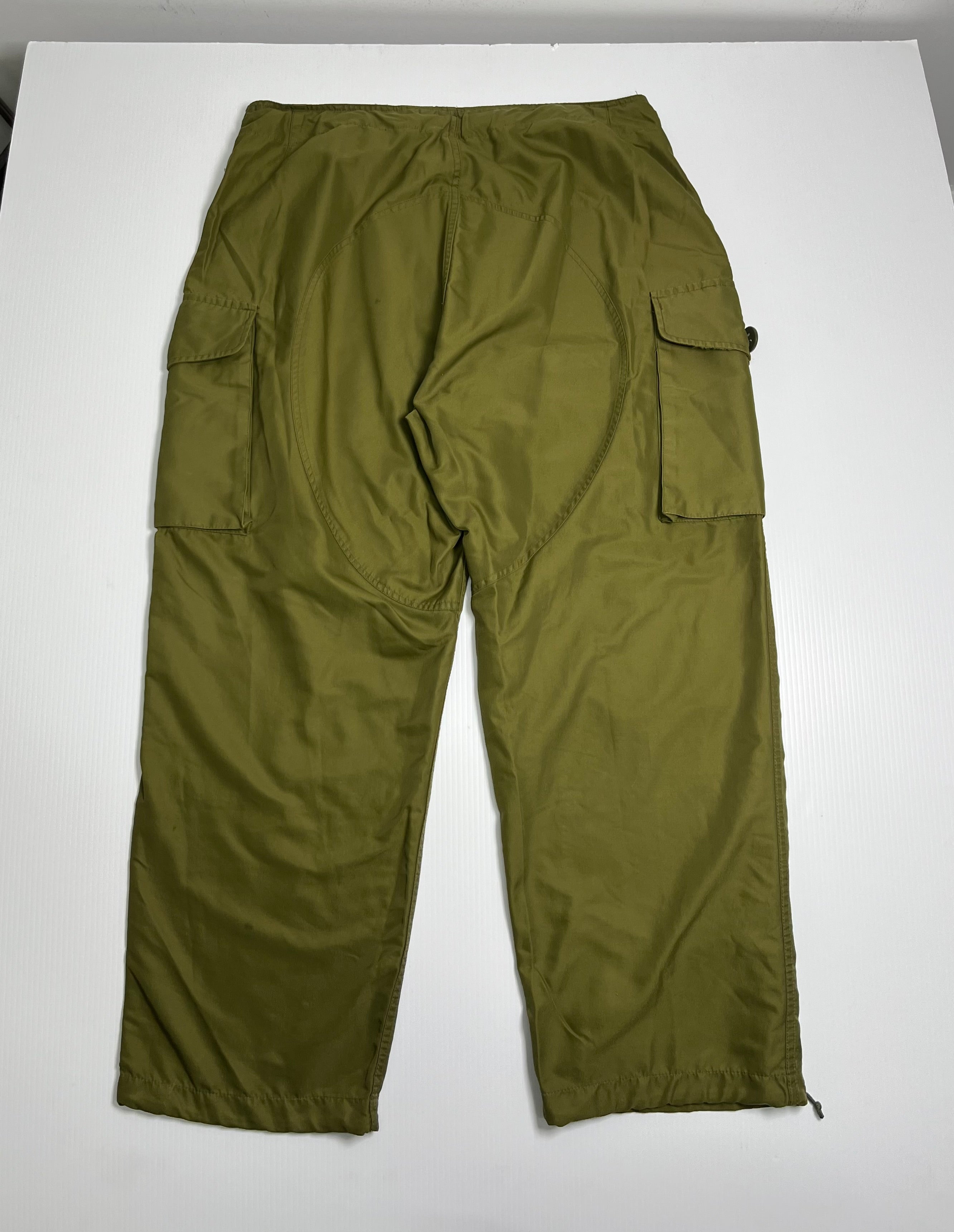 Vintage Military Green Baggy Cargo Pants XL