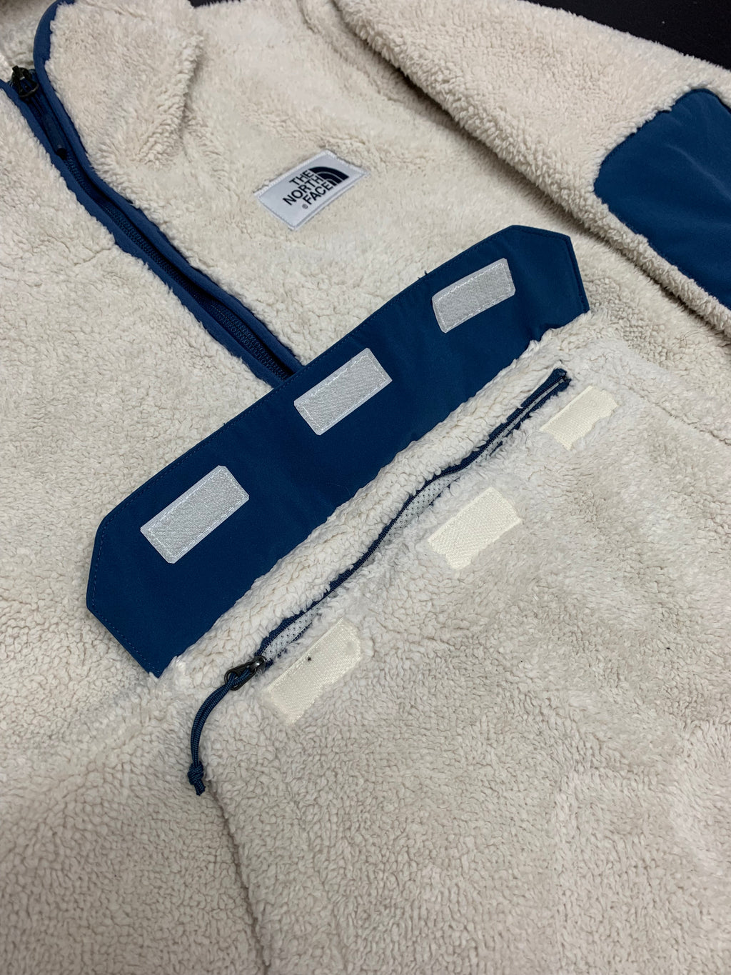 TNF Hooded Fleece Anorak Jacket M