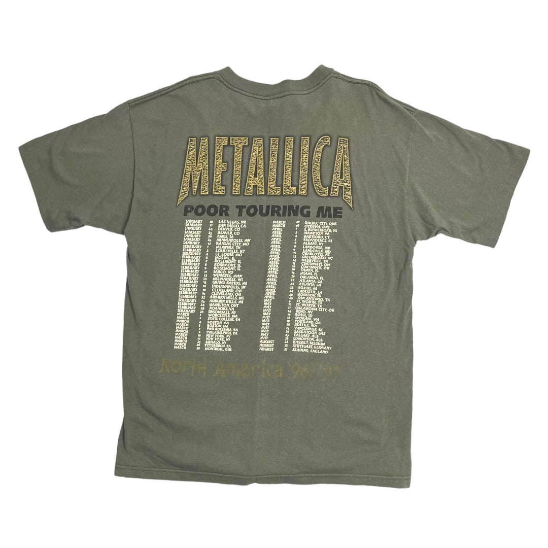 1997 Metallica Poor Touring Me Tee XL