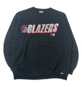 Vintage Logo 7 Portland Blazers NBA Crewneck XL