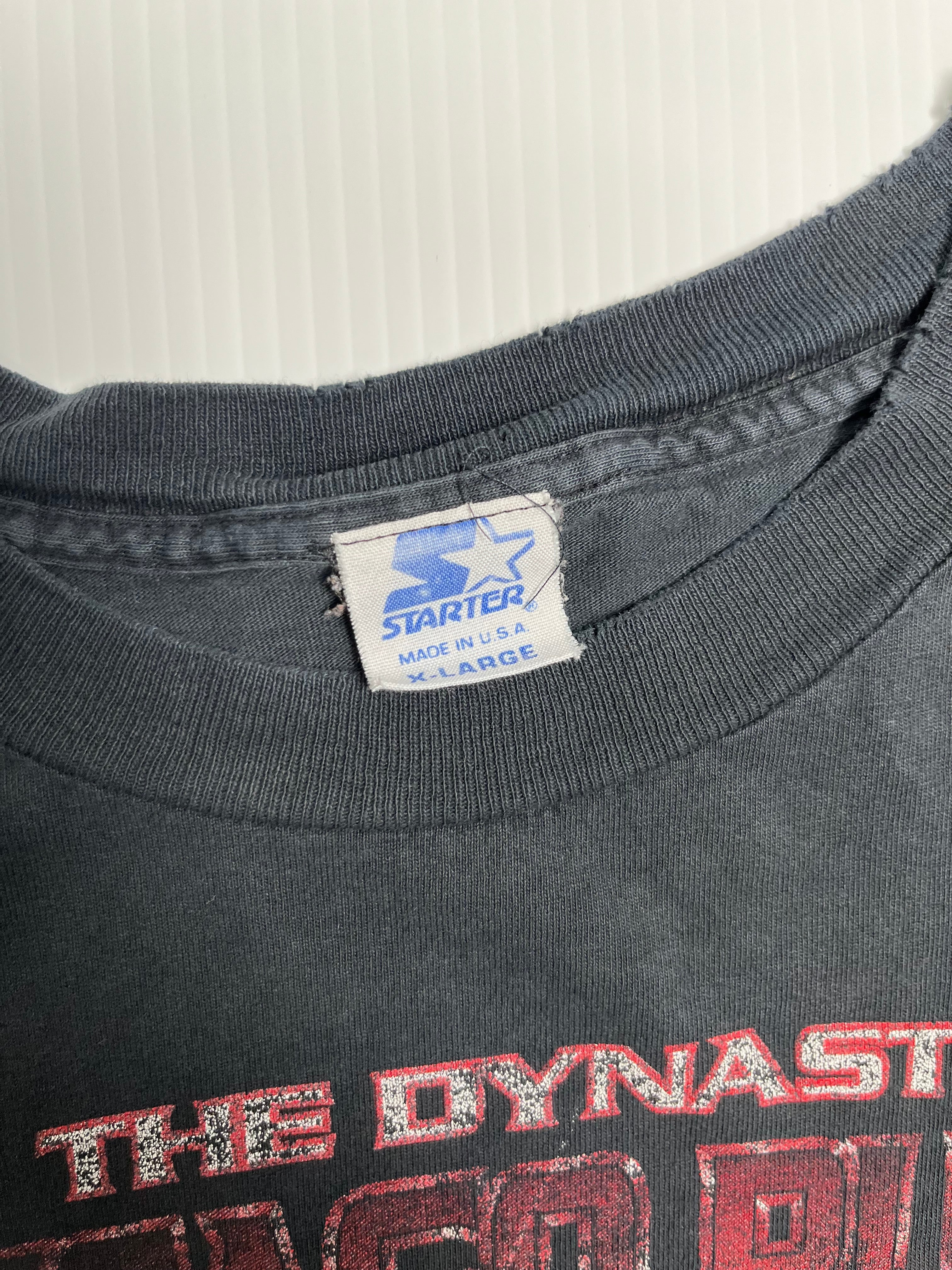 90s Chicago Bulls Starter The Dynasty Trophy Tee XL