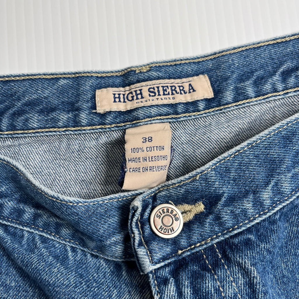 Vintage High Sierra Dark Wash Denim Shorts 38