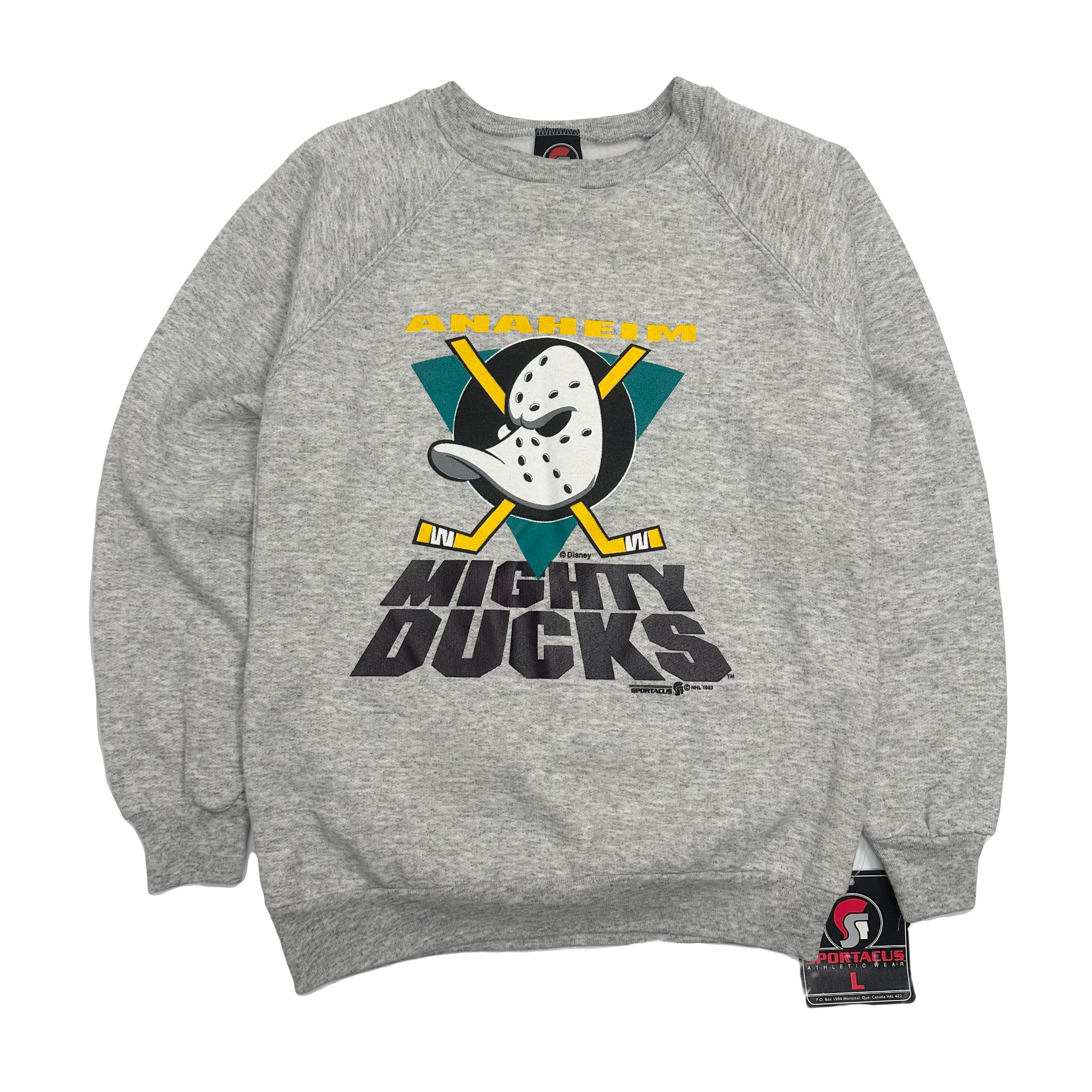 1993 Anaheim Mighty Ducks Graphic Crewneck Youth L