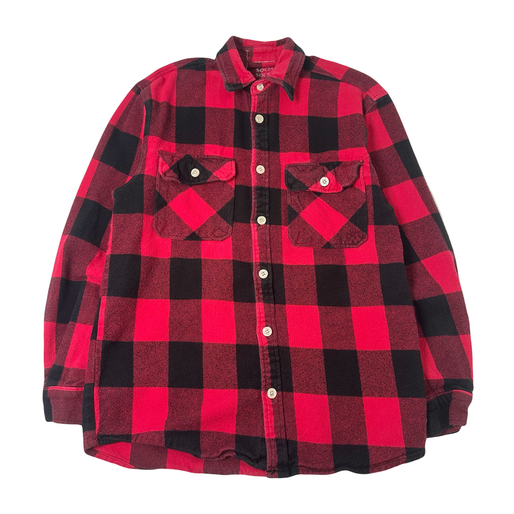 Anti Social Social Club Blossom Plaid Button Up Shirt S