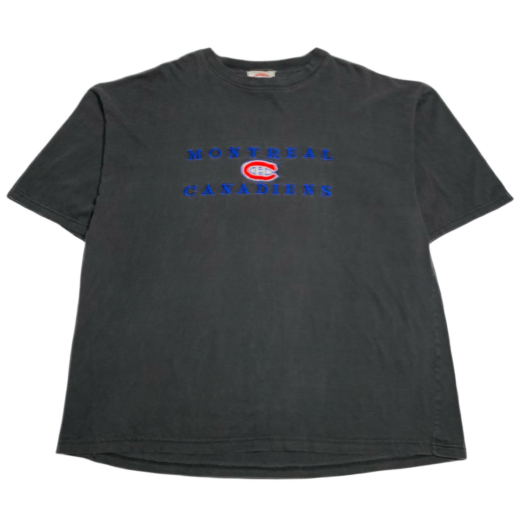Vintage Montreal Canadiens Embroidered Tee XL