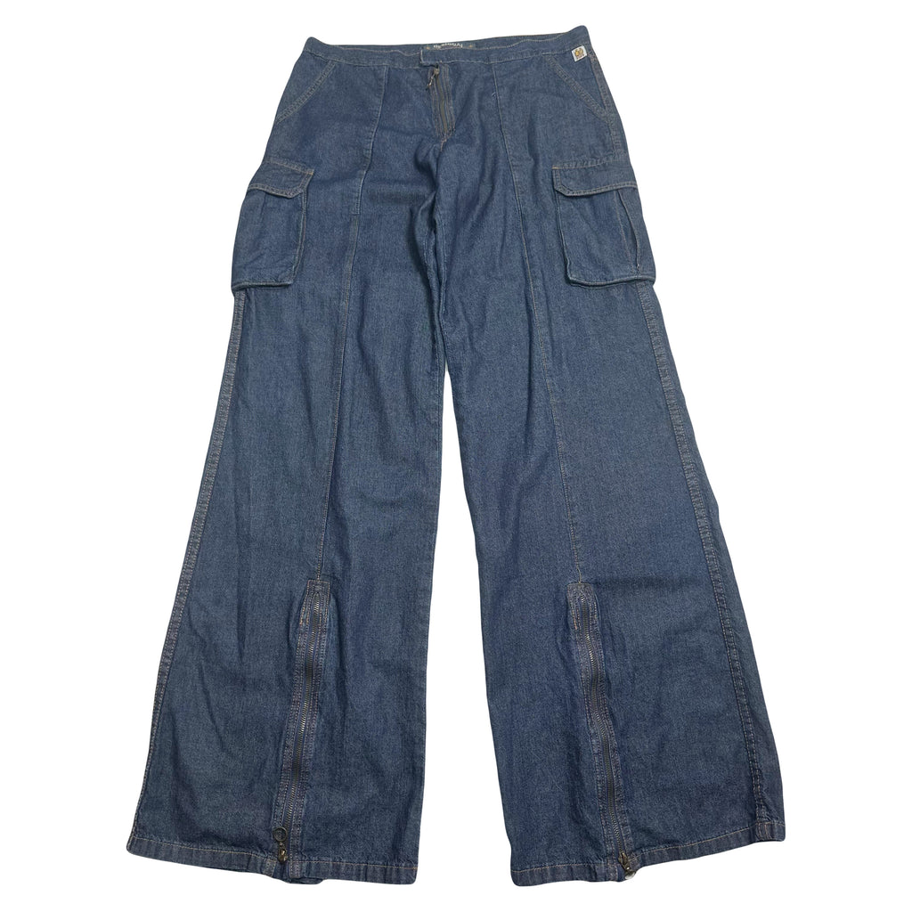 Desigual Baggy Cargo Denim Pants 34