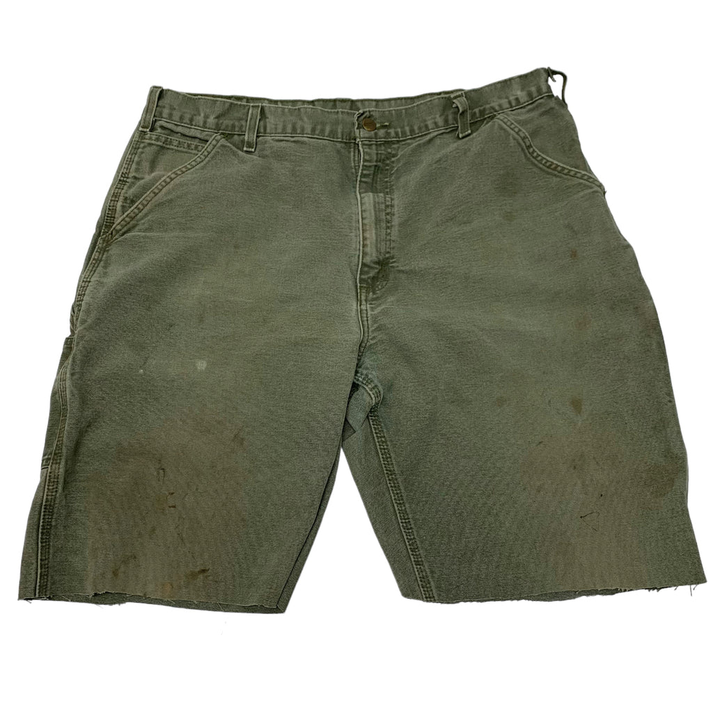 Green Carhartt Carpenter Shorts 36