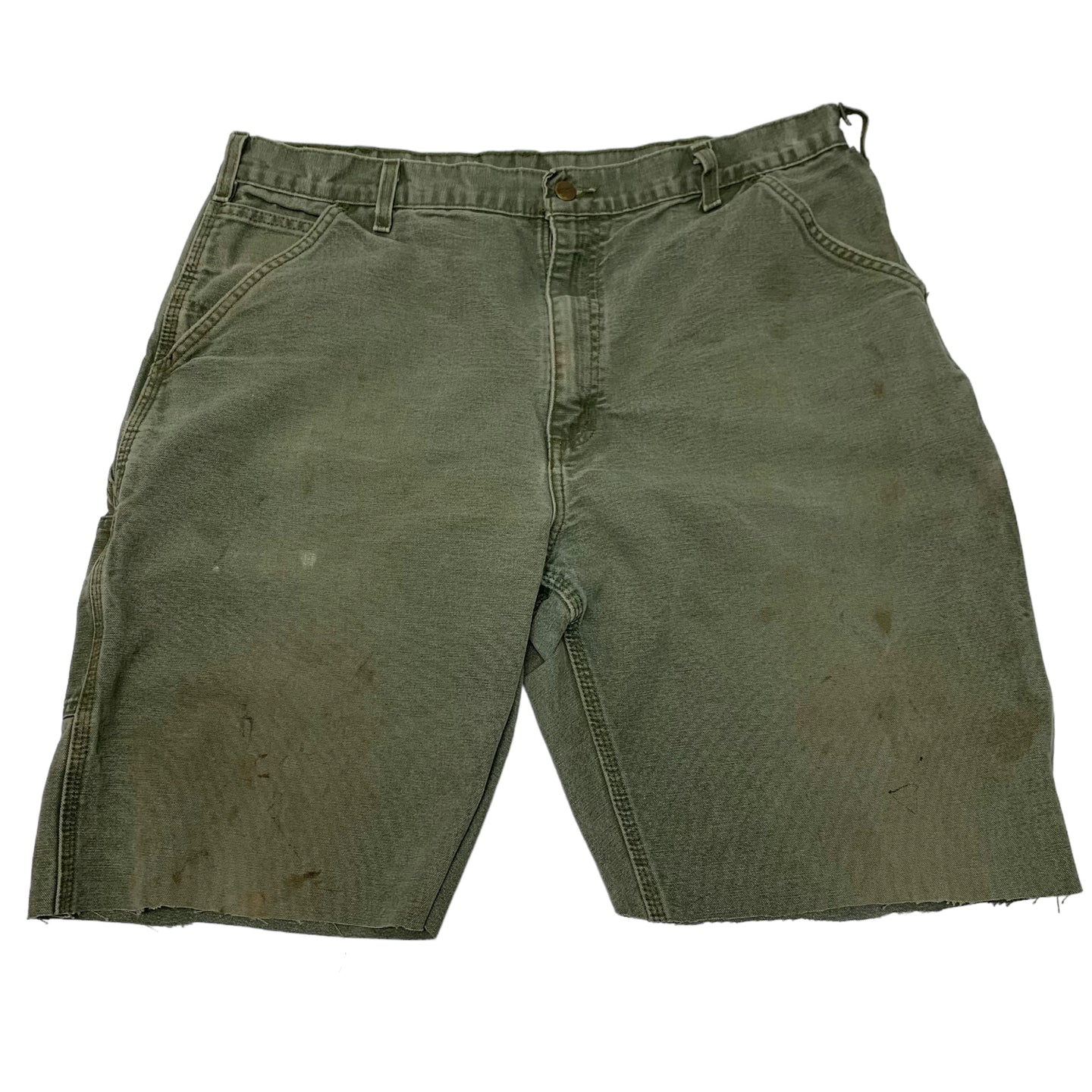 Green Carhartt Carpenter Shorts 36