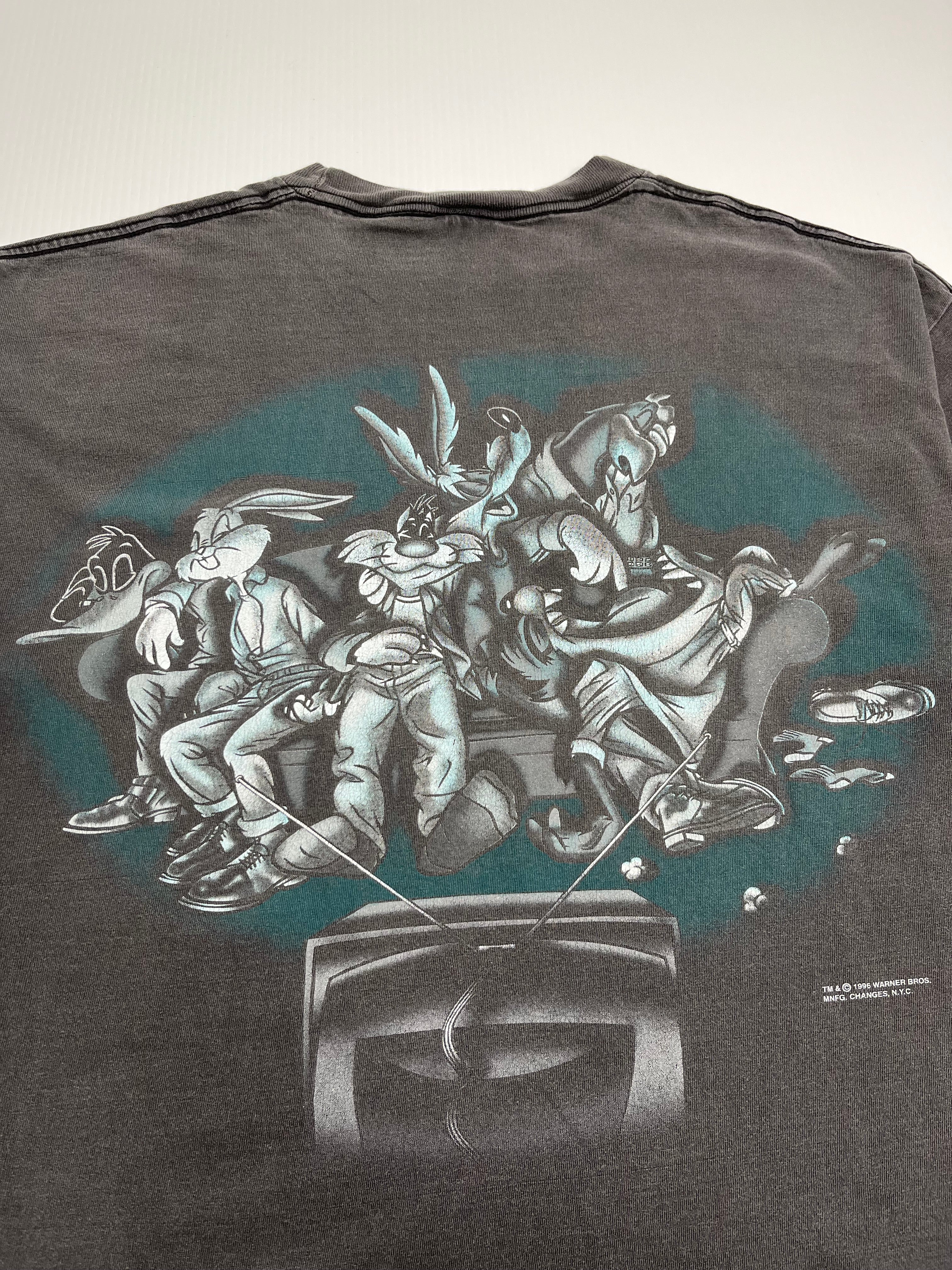 1996 Looney Tunes Characters TV Tee XL