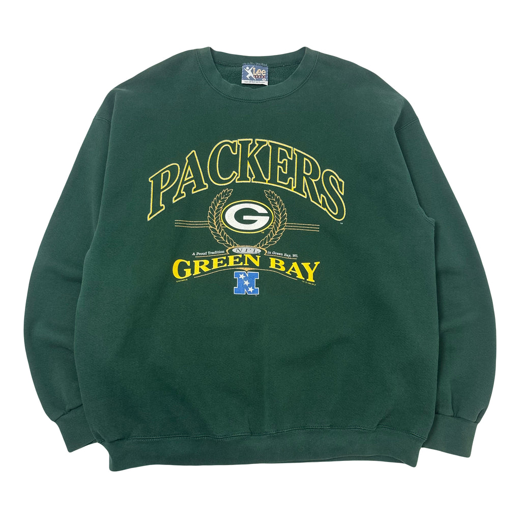 90s Lee Sport Green Bay Packers Crewneck XL