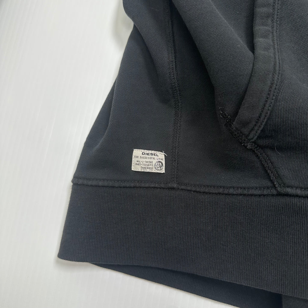 Diesel Loungewear Heavyweight Mini Logo Zip Hoodie S