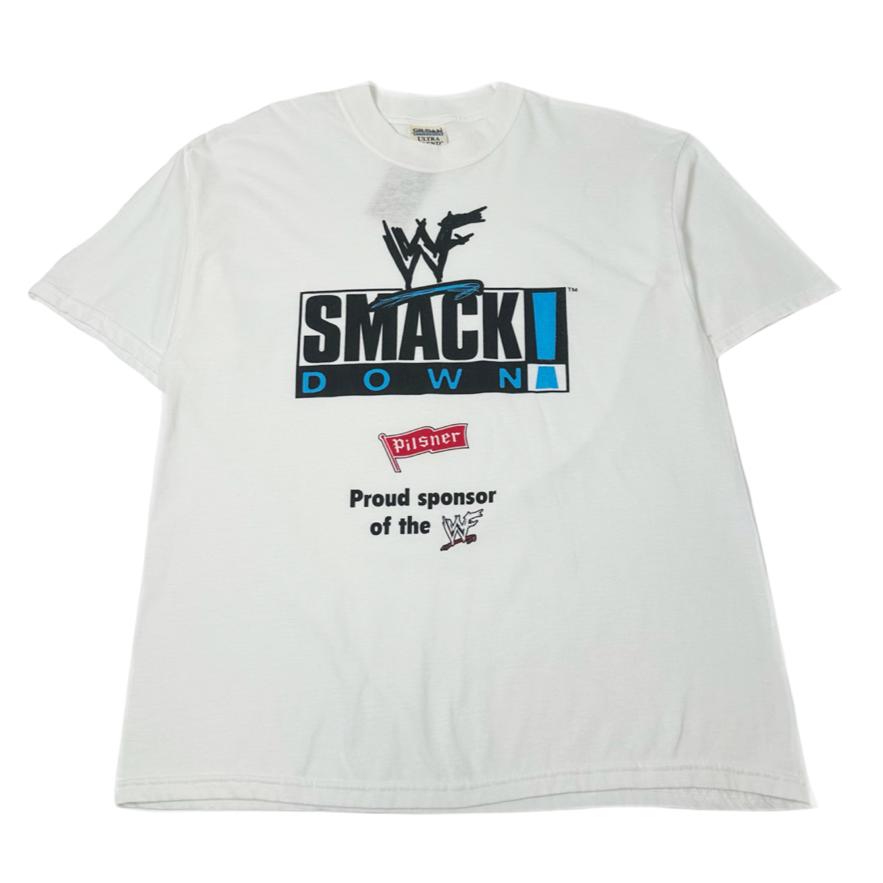 Vintage WWF Smack Down Wrestling Tee XL