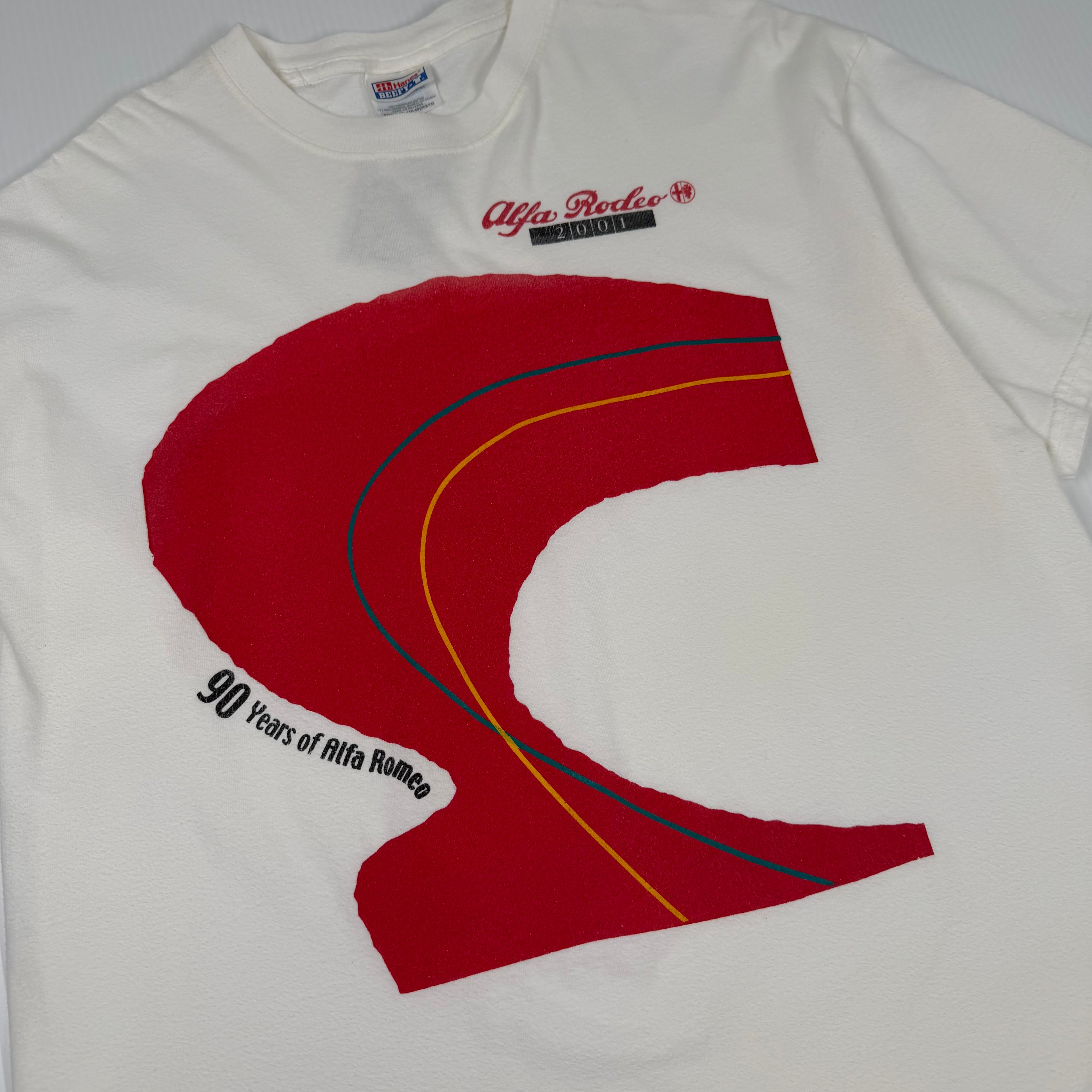 2001 Alfa Romeo 90 Years Tee XL