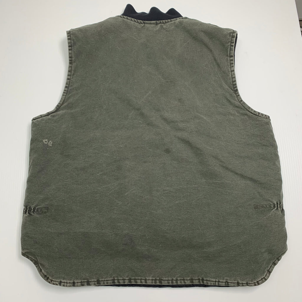 Carhartt Faded Green Denim Vest XL