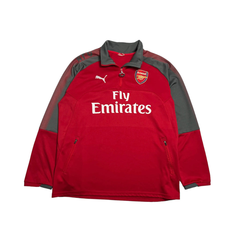 2017-18 Arsenal FC Puma 1/4 Zip Training Top XL