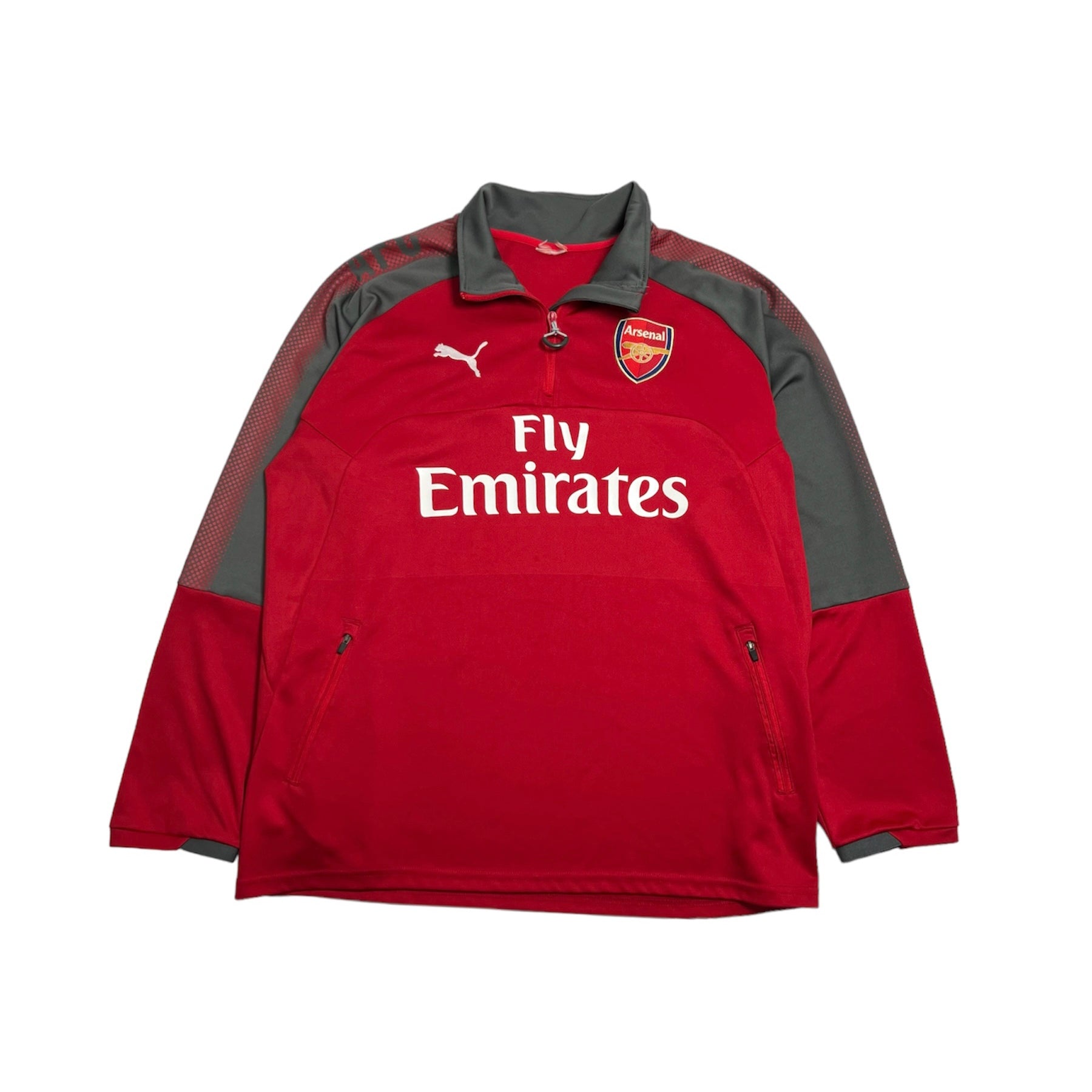 2017-18 Arsenal FC Puma 1/4 Zip Training Top XL