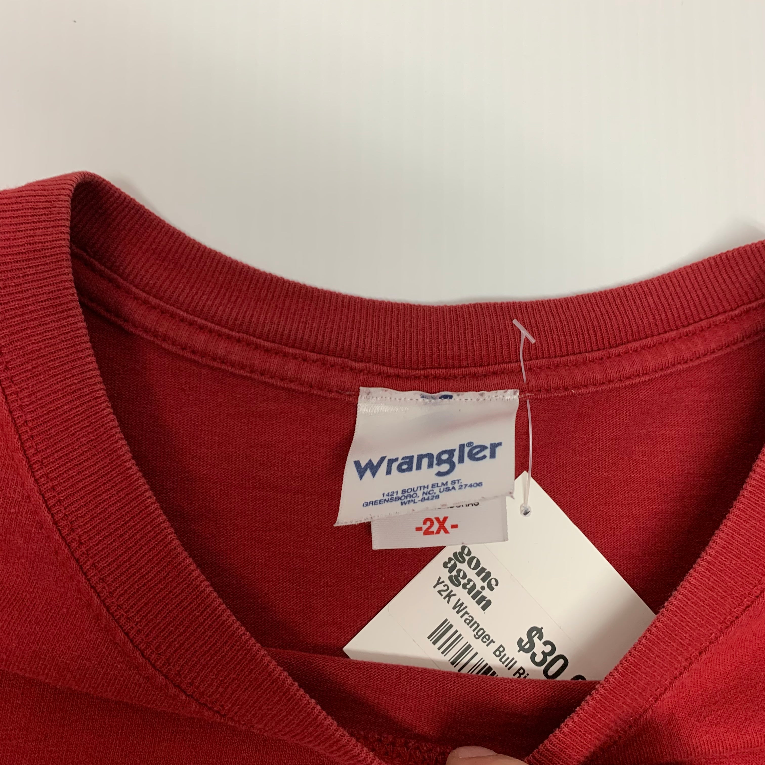 Y2K Wrangler Bull Riding XXL