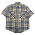 Vintage Sargent Pepper Plaid Short Sleeve Button Up L