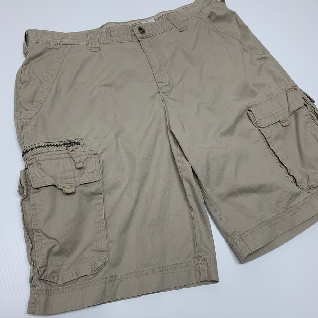 Beige Columbia Cargo Shorts 36