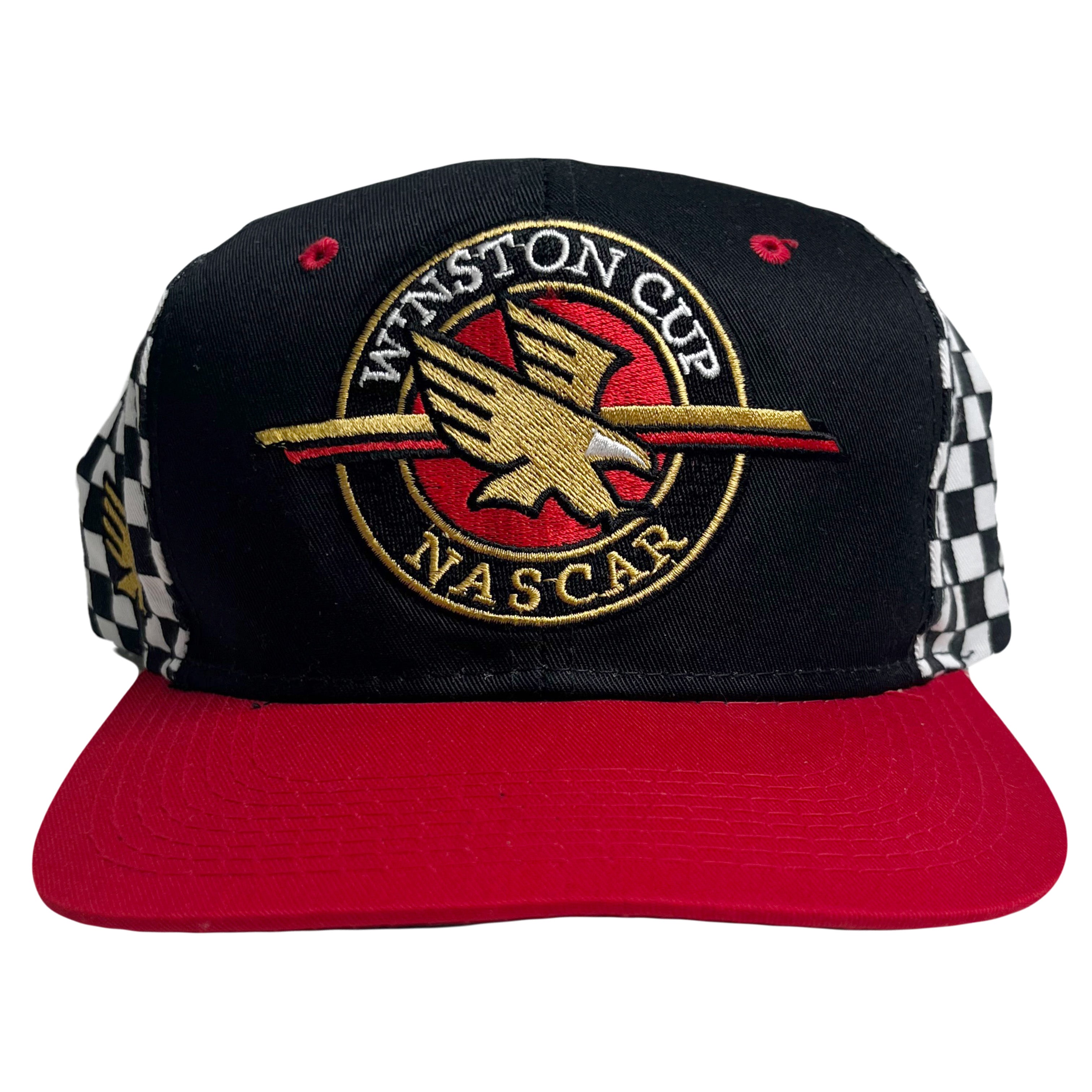 Vintage Winston Cup Nascar Checkered Snapback