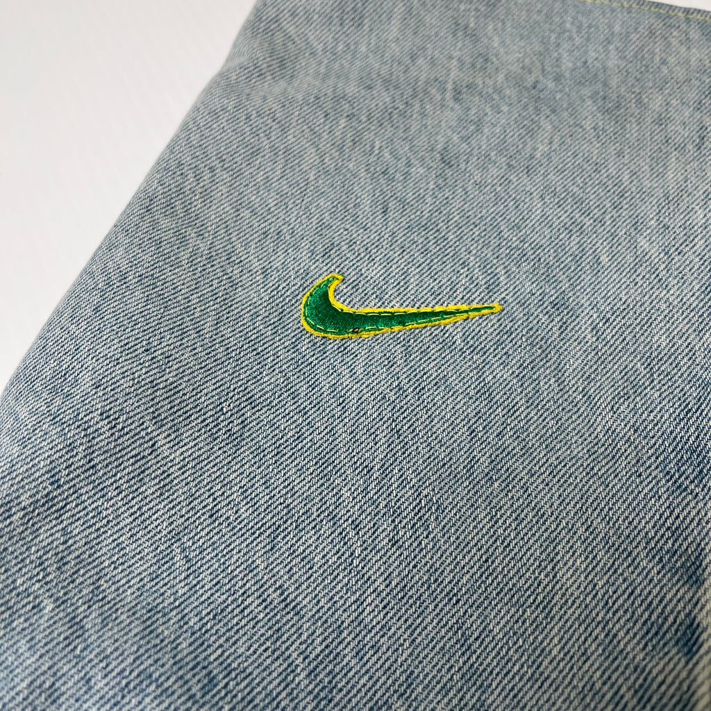 Rework Nike Brasil x Denim Side Bag