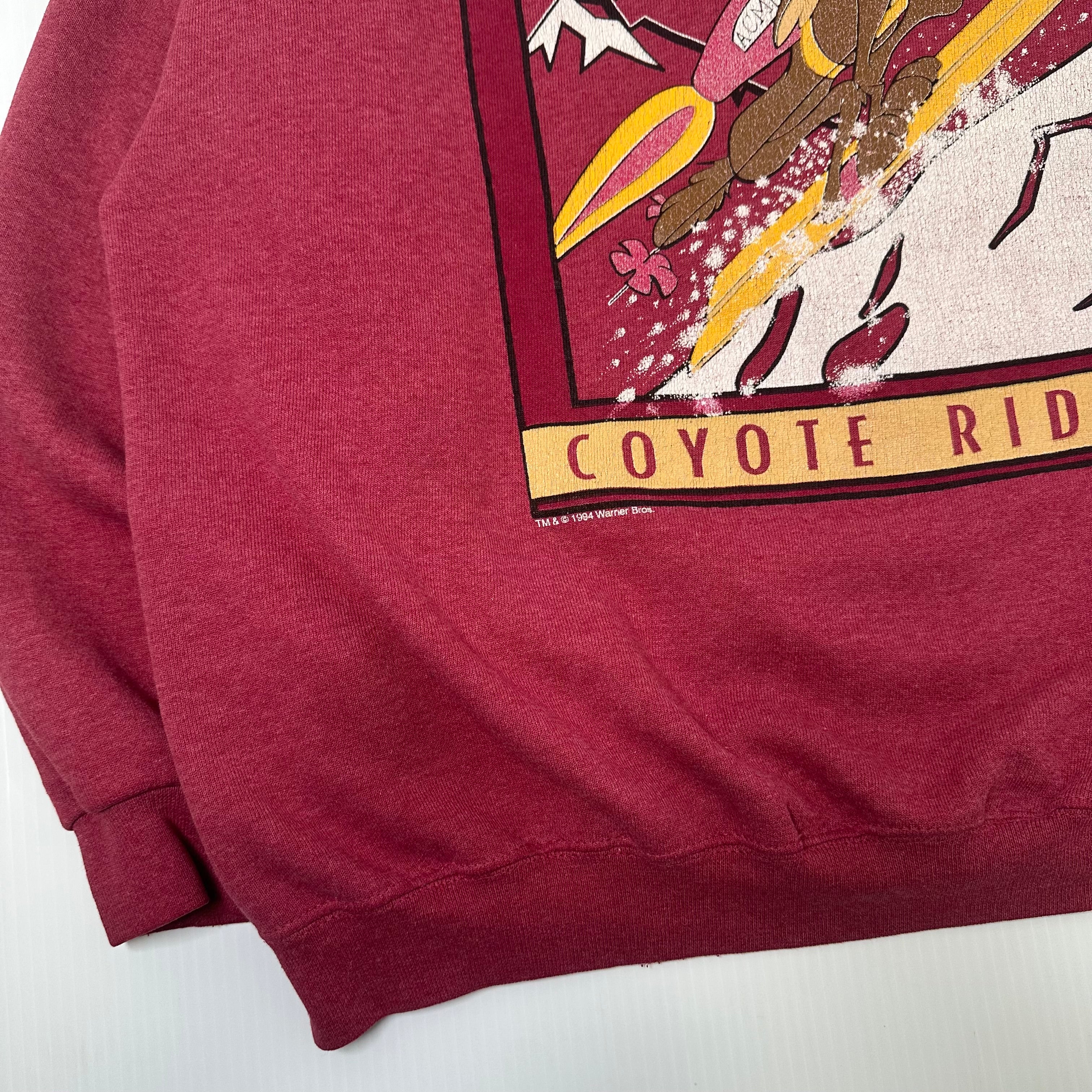 1994 Warner Bros. Coyote Ridge Uphill Ski Team Crewneck XL