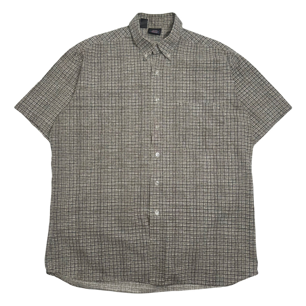 Vintage Maui Trading Company Plaid Short Sleeve Button Up XL