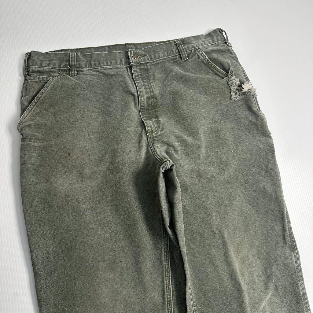 Vintage Carhartt Faded Carpenter Denim 38