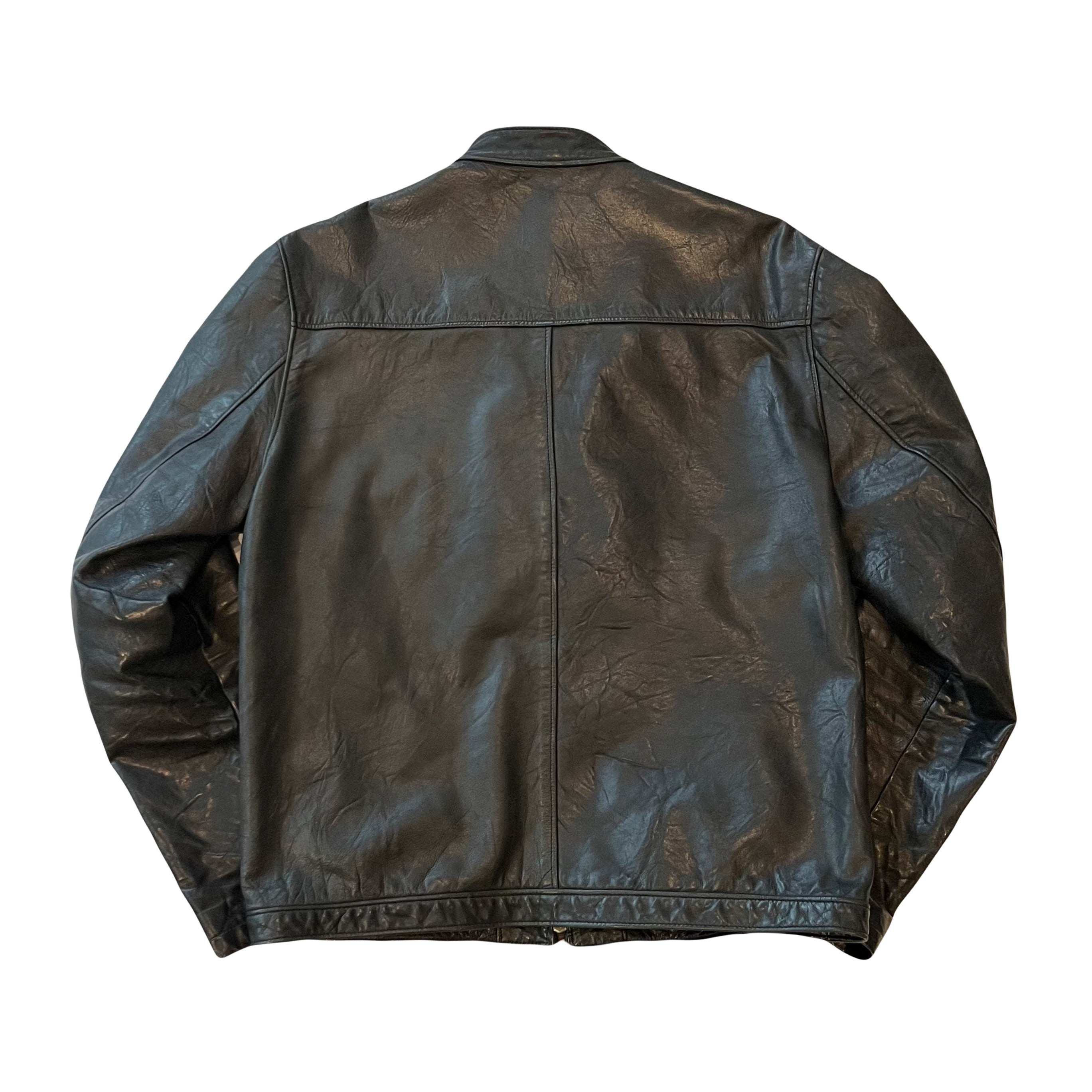 Vintage Roots Canada Leather Moto Jacket M