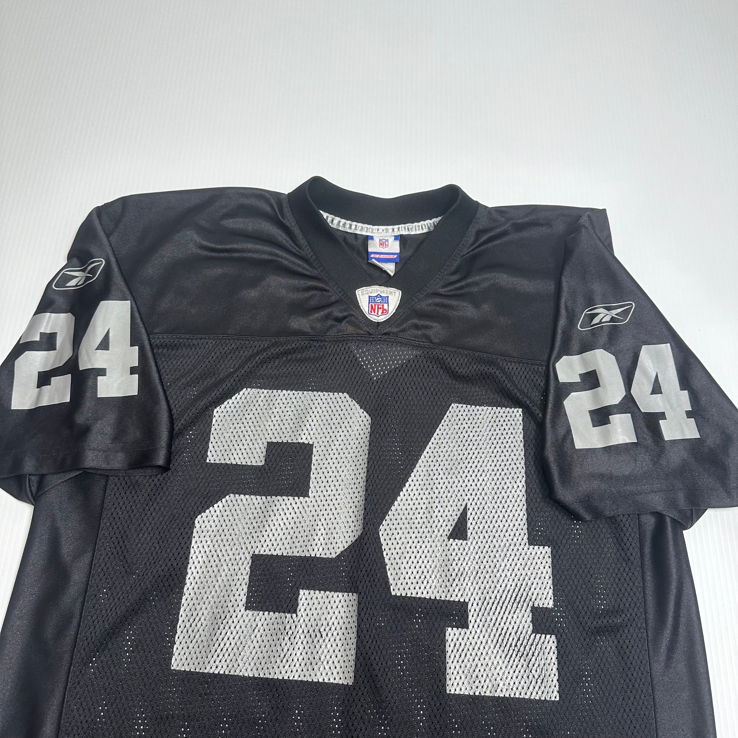 Reebok Oakland Raiders Woodson Jersey L