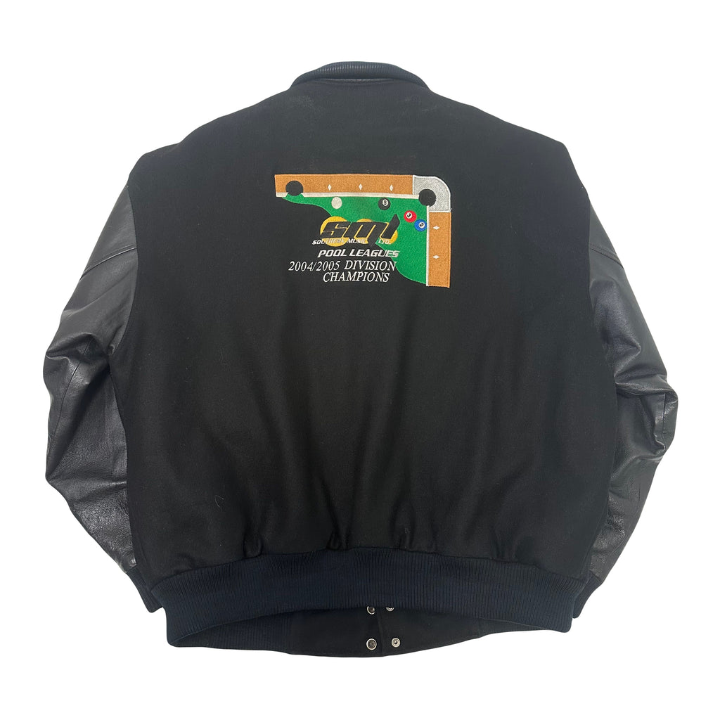 Vintage Pool Leagues Billiards Varsity Jacket XL