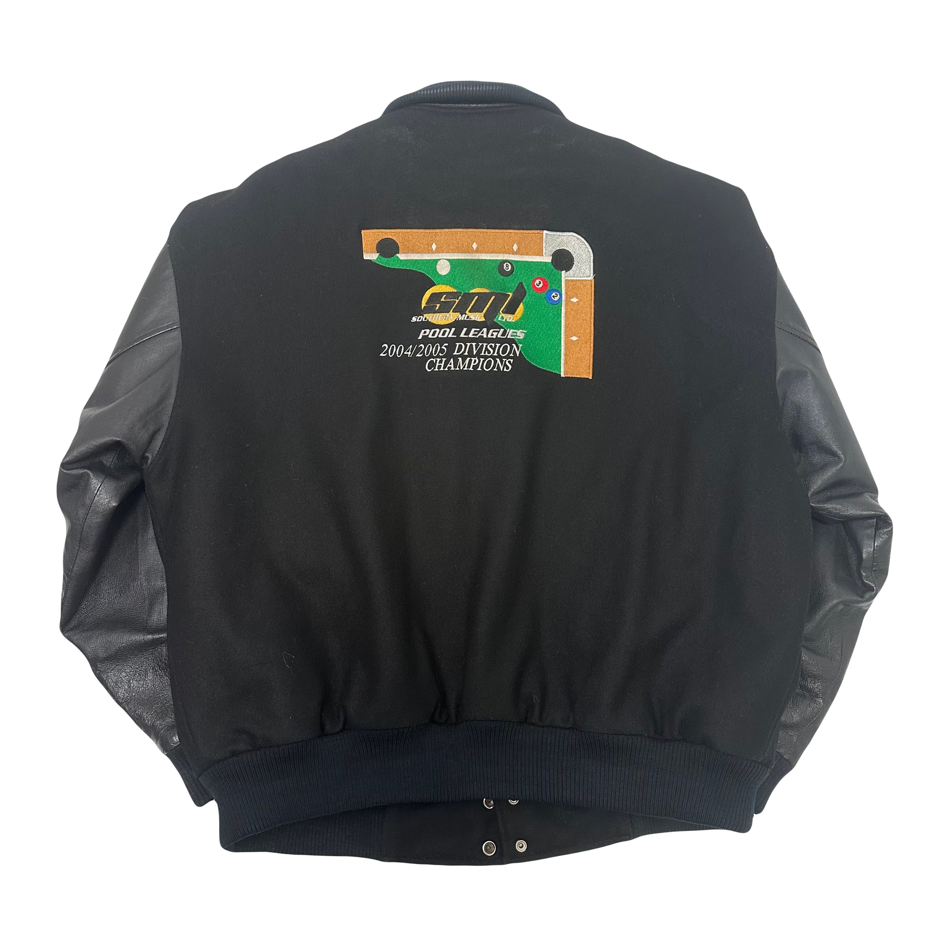 Vintage Pool Leagues Billiards Varsity Jacket XL